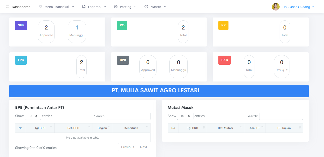 Logistics Application